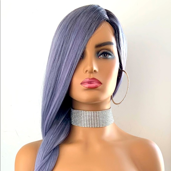 Very Pretty 36” Ombre Lilac Premium Fiber Wig for Daily/Cosplay/Drag/Events - Picture 9 of 14